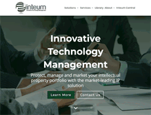 Tablet Screenshot of inteum.com